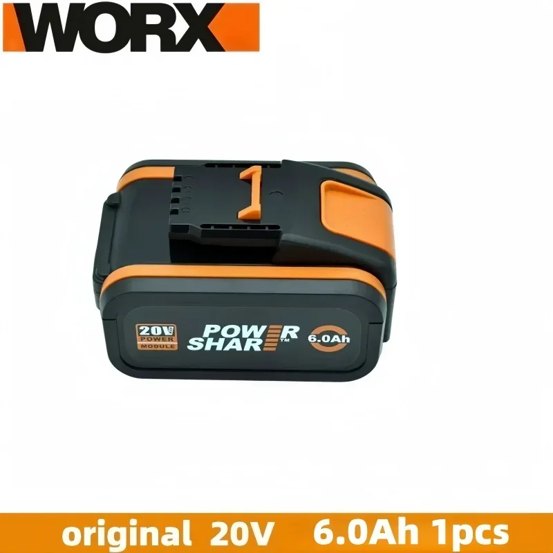Authentic WORX High Capacity 20V Battery 4Ah 6Ah 8Ah WA3553 WA3551 for WX128 WX802 WG546 WG163 WORX Cordless Tool Battery