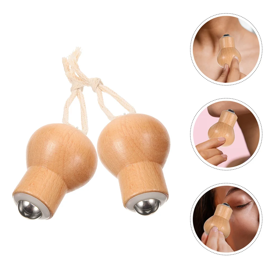 2pcs Face Tool Simulated Bulb Design Easy Clean Comfort Grip For Facial Skin Care Routine Women Gift Facial Tool Skincare Face