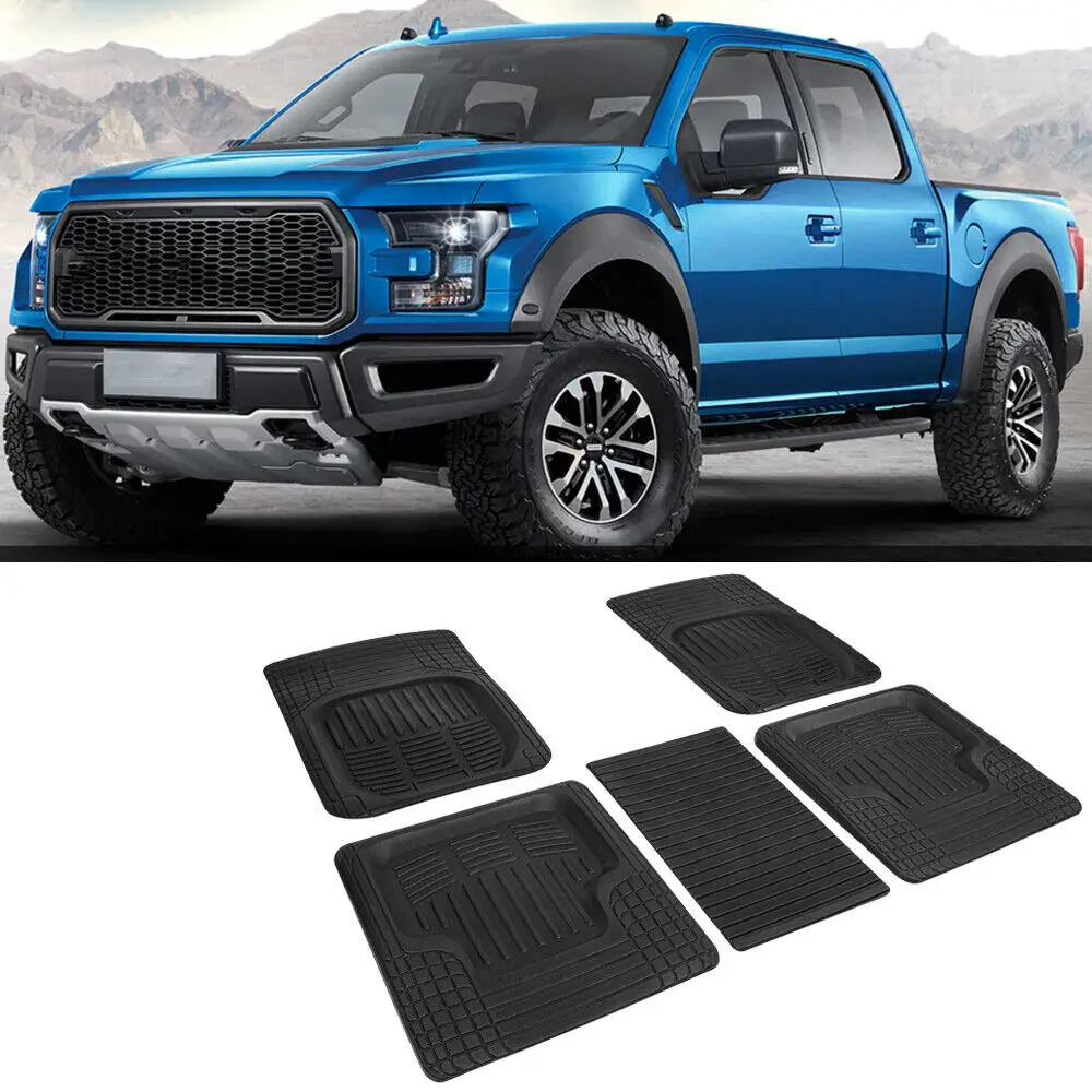 Sedan Car Heavy Duty Mats Liners Rubber Floor Mats For Ford F-150 F-250 F-350