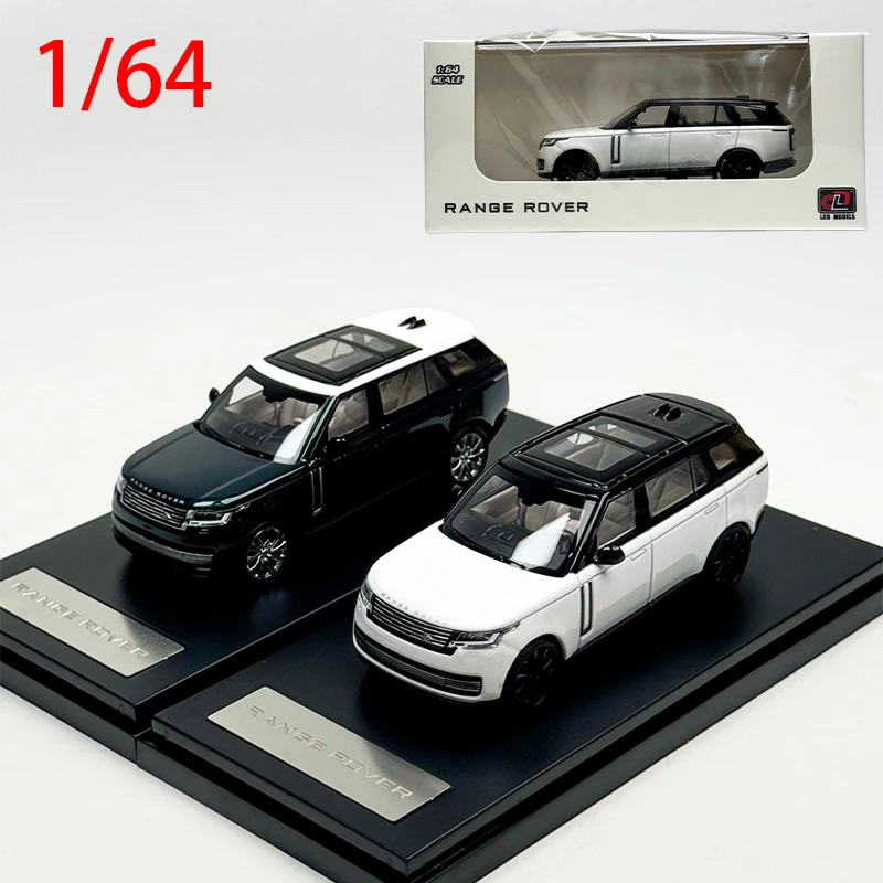 Diecast Model Car LCD 1:64 Range Rover 5th Alloy Car Model Toys for Boys Collection Display Hobby Original Box