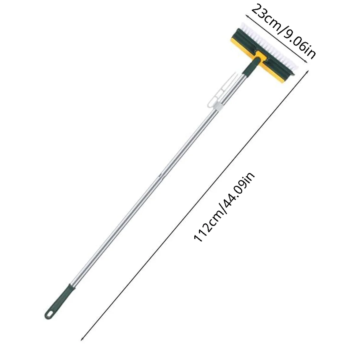 N38R_فرشاة أرضية ذات مقبض طويل، كشط متعدد الوظائف باللون الأزرق #1