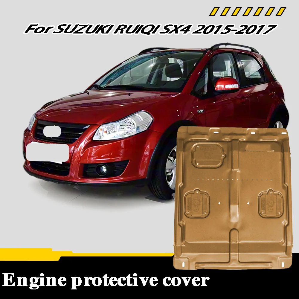 Engine splash guard suitable For SUZUKI RUIQI SX4 2015-2017 1.6L providing undercarriage protection.