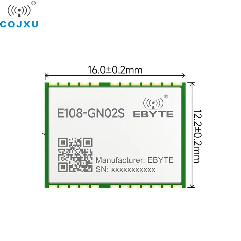 GPS Wireless Module GNSS BDS/GLONASS Positioning Low-cost Multi-mode Wireless Transceiver Receiver Half hole E108-GN02S Module