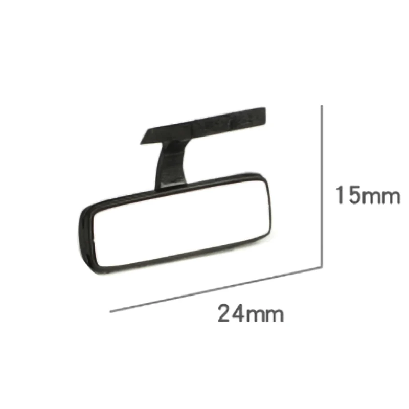 1 Uds. Para TRX4 SCX10 RD110 D90 MST VS4 # R040-1 RCDream 1/10 1/8 escala espejo retrovisor interior piezas decorativas simuladas