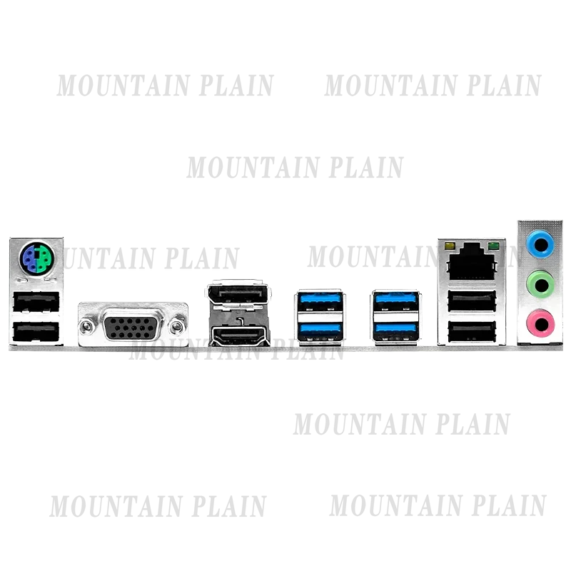 اللوحة الرئيسية B450 باللون الأبيض AM4 لسطح المكتب A320 مع مكتب ألعاب CPU DDR4 من الجيل 12345