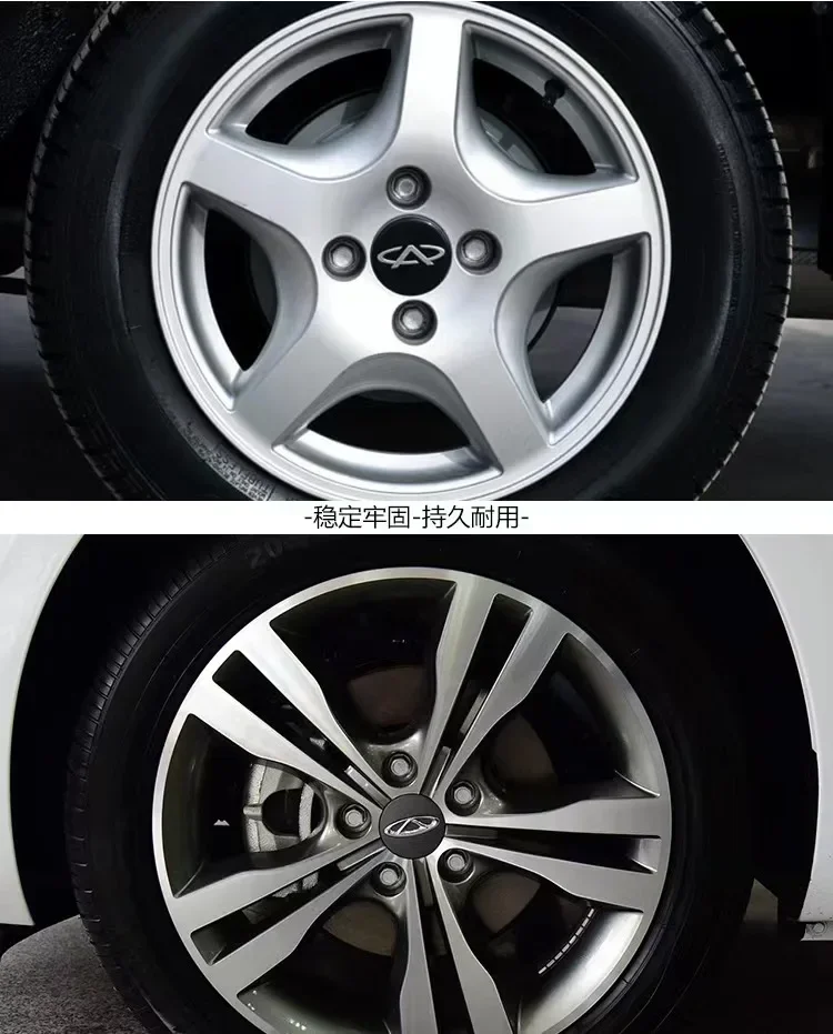 4pcs 60mm 62mm 67mm Wheel Center HubCaps Cover For Chery Arrizo QQ3 A3 A5 GX E3 Tiggo 3X Tire  Rims Dust-proof Auto Accessories