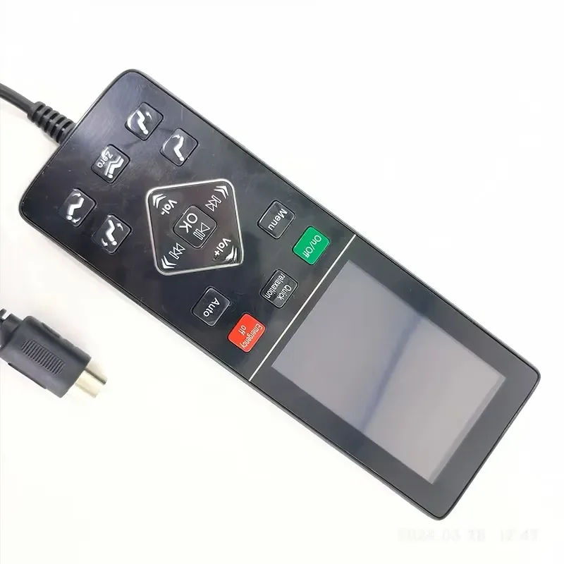 for RK7805L 3D L Shape Massage Chair Wired Remote Control Replacement Handset Panel with Function Keys Easy Operation Durable