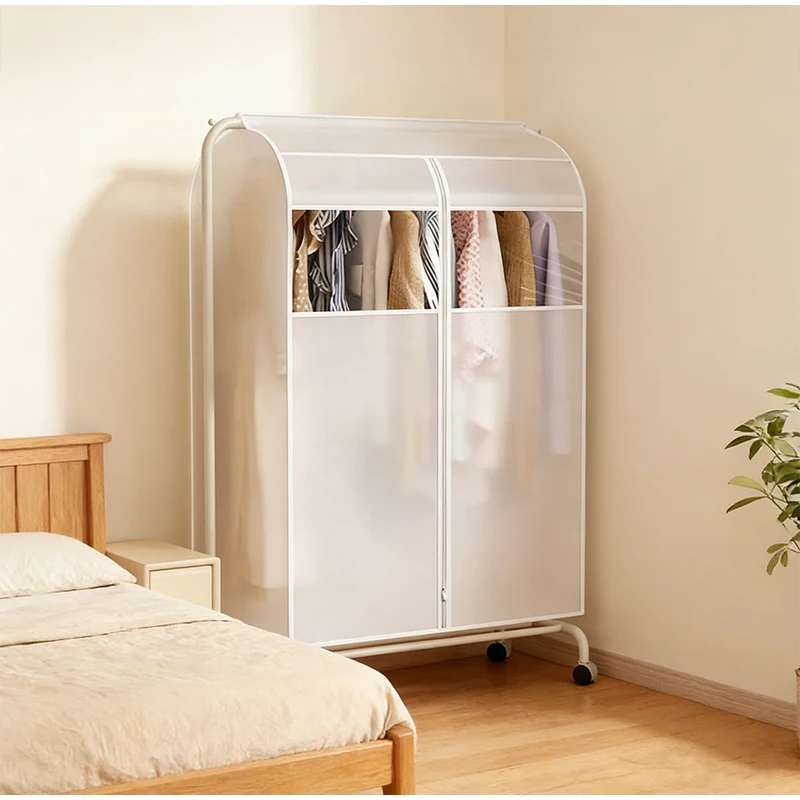 

Чехол для одежды водонепроницаемый, подвесной, с молнией, прозрачный, для защиты пальто и костюмов, для домашнего хранения