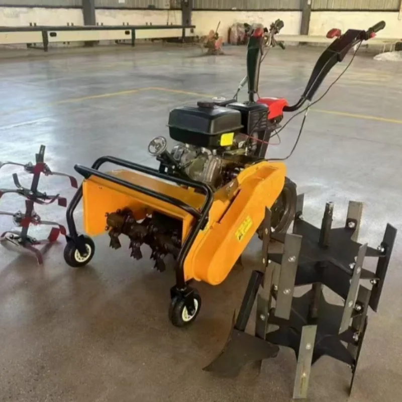 crushing soil flat, adjustable depth, hand holding durable   y