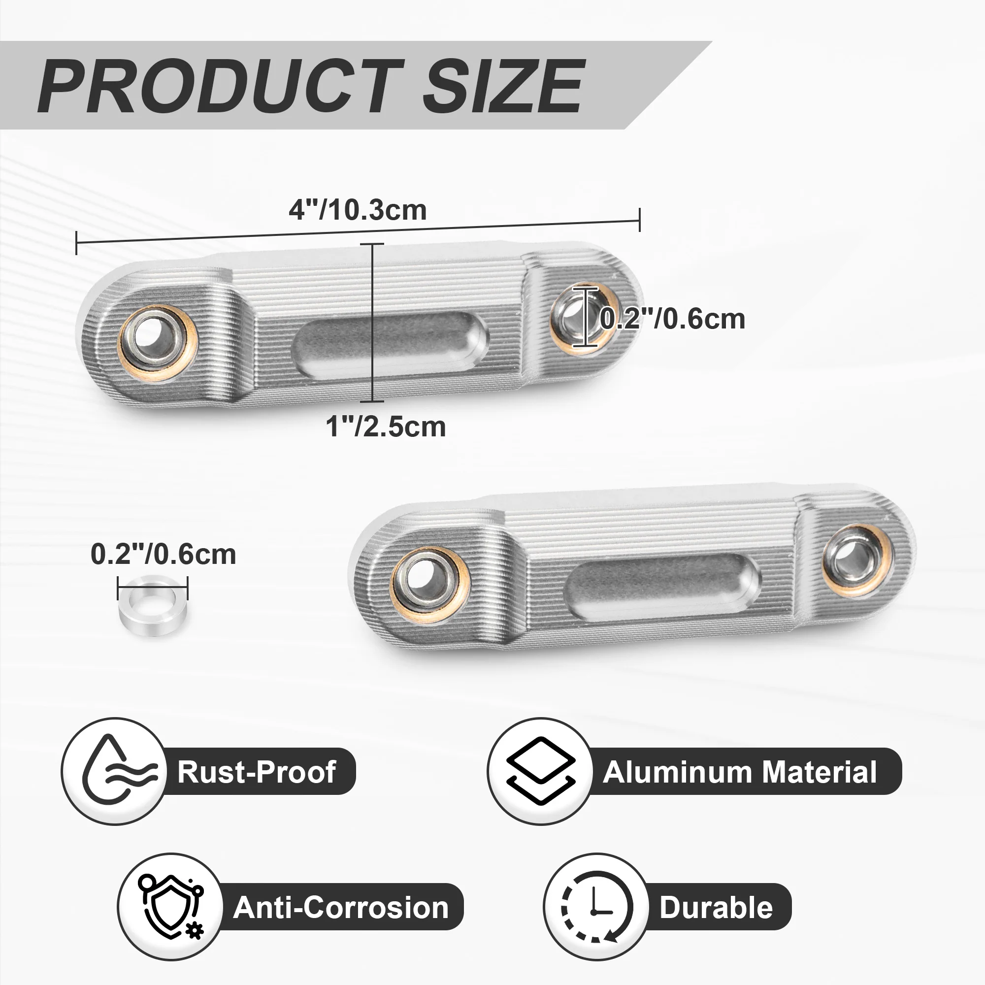 Sway Bar End Links Forearm Link 8cm Heim Joint Set Cylindrical Linkage Motorcycle Accessories for Can-Am Spyder F3 RT ST RS