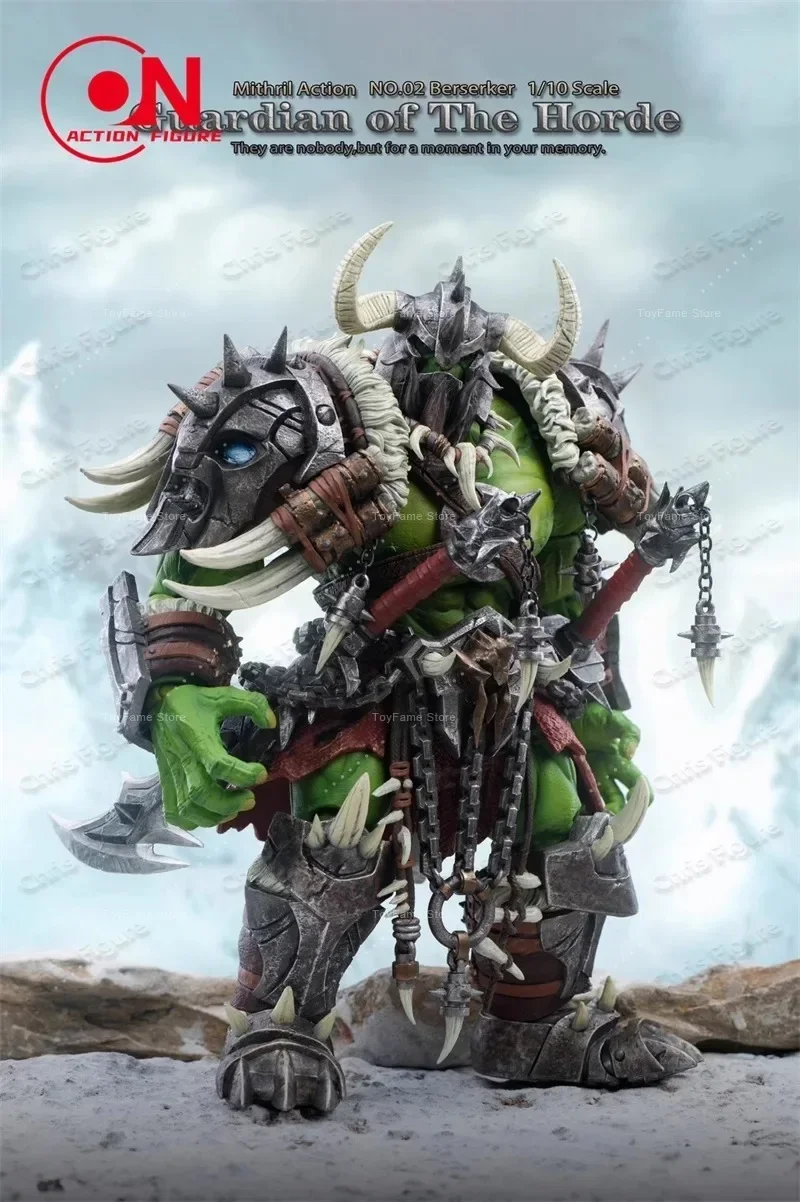 

In Stock Operation Secret Bank 1/10 WOW Horde Guardian NO.02 Berserker Barbarian Orc Model Set 20cm NO.01 Warrior Action Figure
