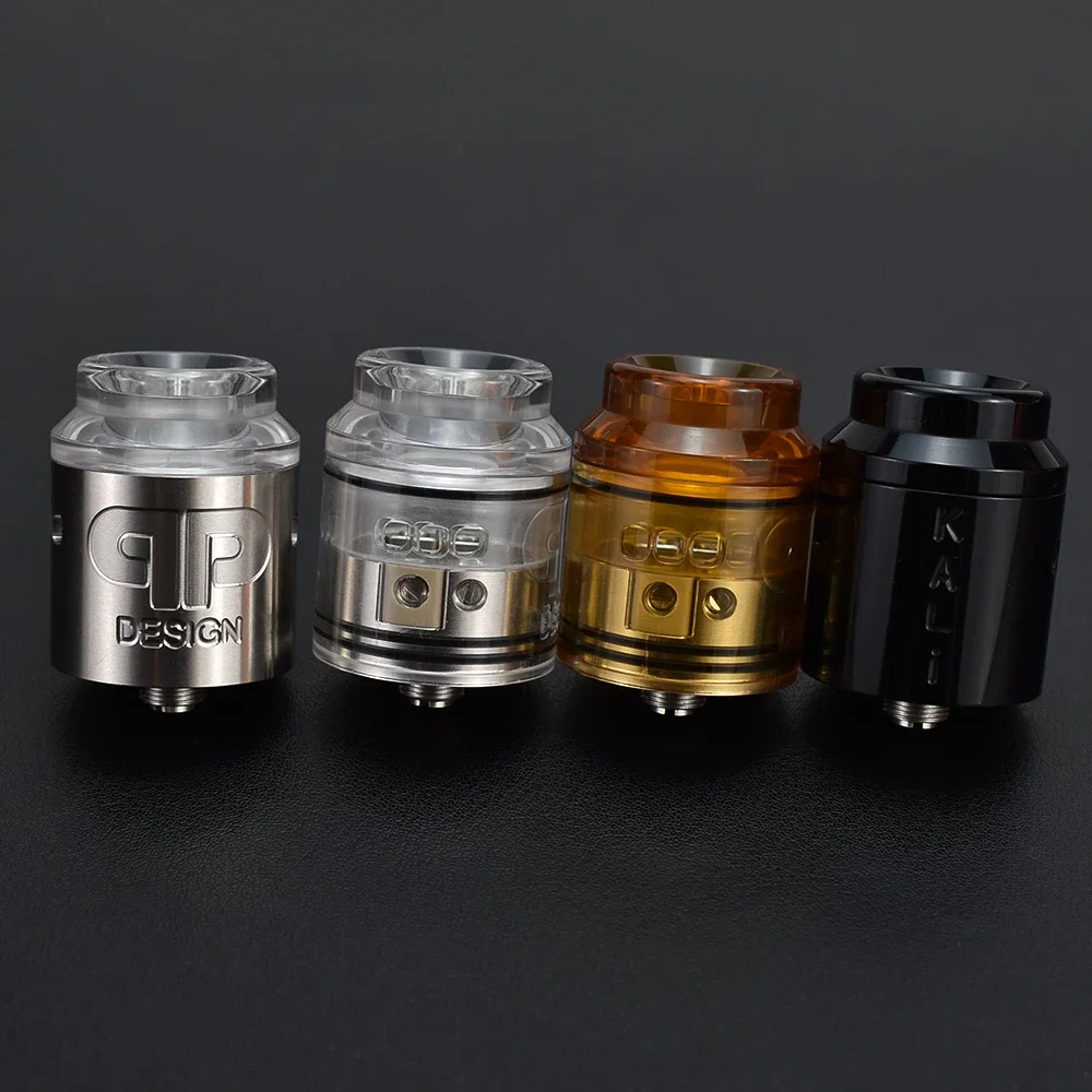 WolfCoolVape QP Kali V2 RDA | 25mm PC PEI Dual Coils Vape Rebuildable Atomizer