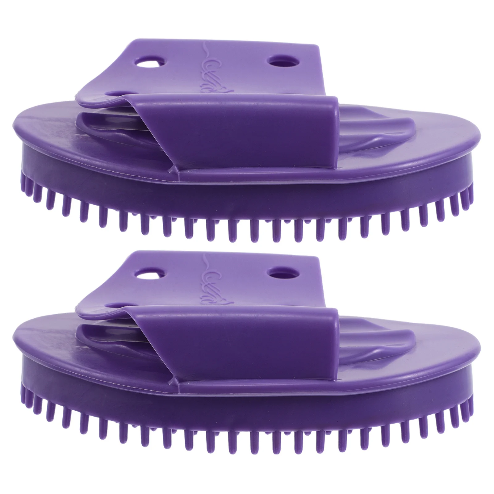 

2 шт. массажная щетка для точечного воздействия на меридианы для талии, живота, кожи головы, портативный ручной массажер для тела для женщин