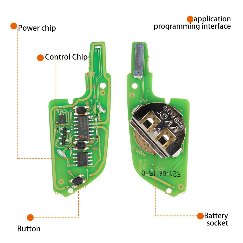 1/2/5 قطعة XHORSE XELEX0EN سوبر ريموت لتويوتا/لكزس 3 أزرار المدمج في شريحة فائقة لمبرمج المفاتيح VVDI2 النسخة الإنجليزية