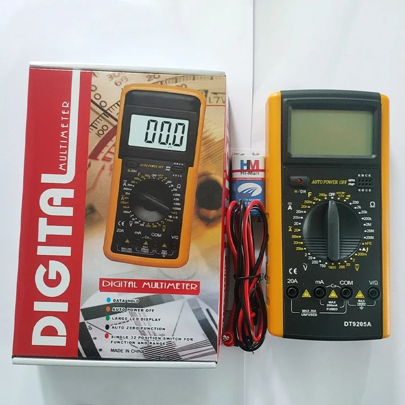 LCR Meter Tester LCR Multimeter Tester For Capacitance Resistance Inductance Measuring Meter Tester With LCD Over Range Display