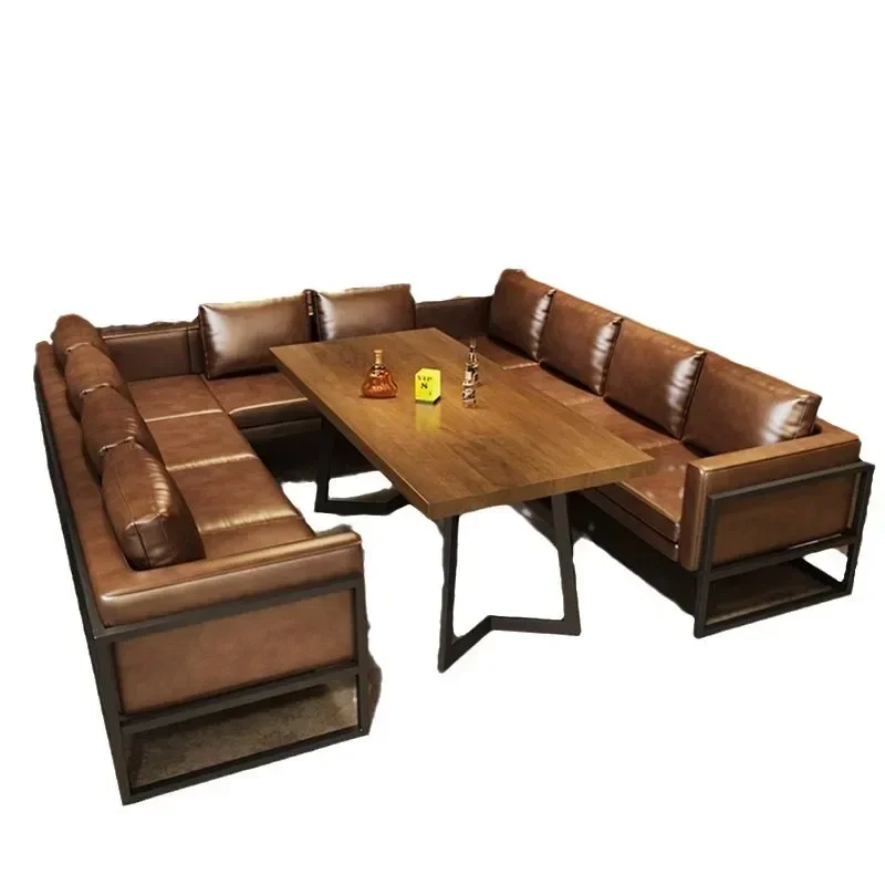 BBQ Restaurant Western Restaurant Music Dining Bar Pub Tables and Chairs Industrial Style Bar Clear Bar