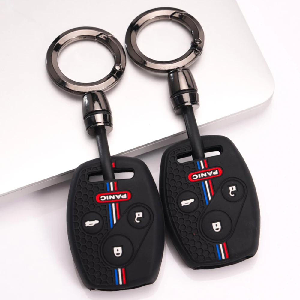 Smart Key Shell With Wrist Strap For Honda Civic Accord CR-V HR-V Fit City Jazz Odyssey Pilot Vezel XR-V Dustproof Smooth Finish
