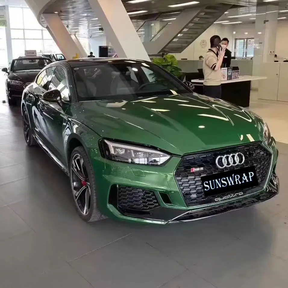 

Виниловая пленка Deep British Racing зеленого цвета Сома Зеленая глянцевая металлическая самоклеящаяся пленка для домашних животных 5x59 футов/рулон