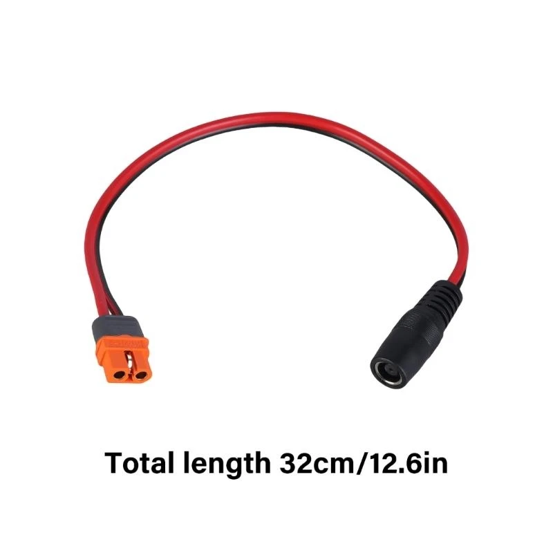 

D0UA Solar Energy Adapter Cable XT60I Female to DC7909 Female for Power Supply