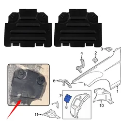 For BMW E82 E88 E90 E91 Car Front Left / Right Wheel Arch Fender Liner Access Panel Lid Cover 51717143850 51717143849 Black NEW