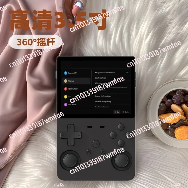 Portable Retro Handheld Game Console, 3.5 Inch HD Screen No TF Card, Built-in Classic Arcade Video Player for Kids Adults