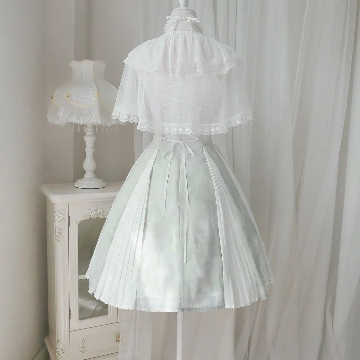 Qinghe Chinese Style Retro Jsk Sling Dress Two Piece Set Lolita Kol Saati Fairy Dresses Kawaii Princess Dress Bloomers Lolita