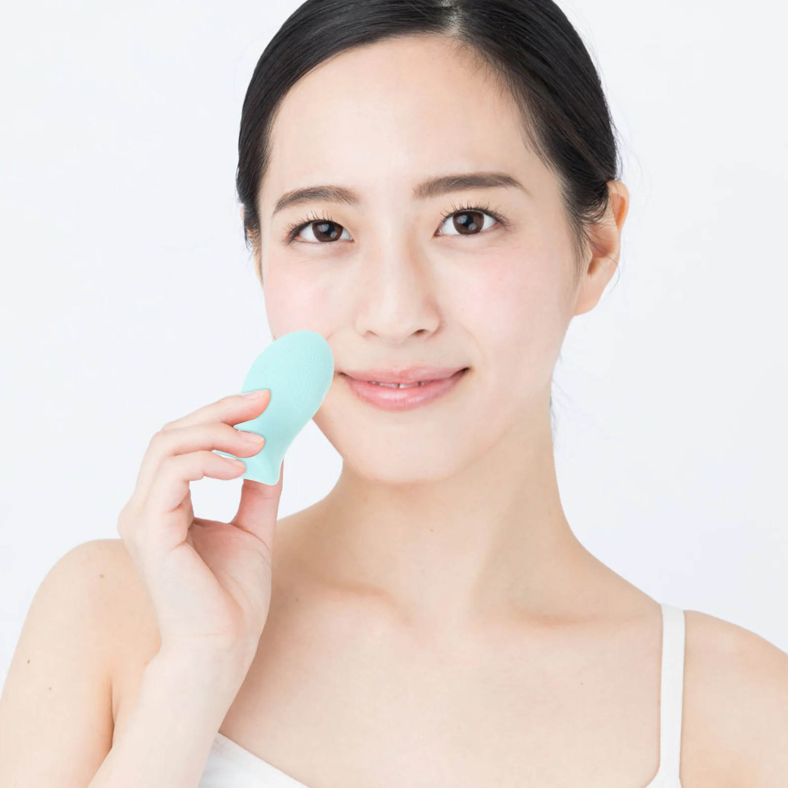 Bouffée de poudre en Silicone, fond de teint, réutilisable, lavable, outil de maquillage doux pour le visage, couverture naturelle, 2 pièces