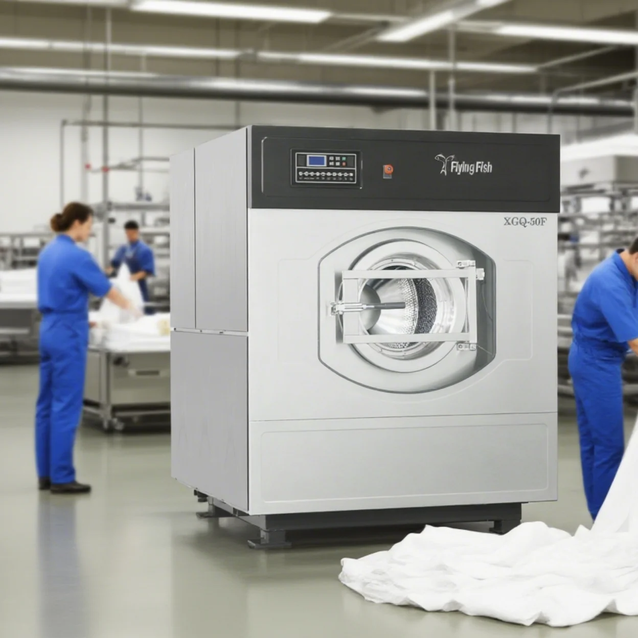 Hotel Use Automatic Laundry Industrial Washing Machine Washer Extractor For Hotels