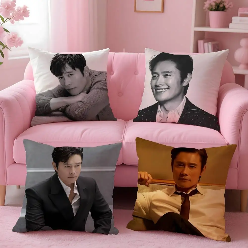 Musife Lee Byung Hun actor Pillow Case pattern printing pillowcase living room sofa cushion cover bedroom room decor