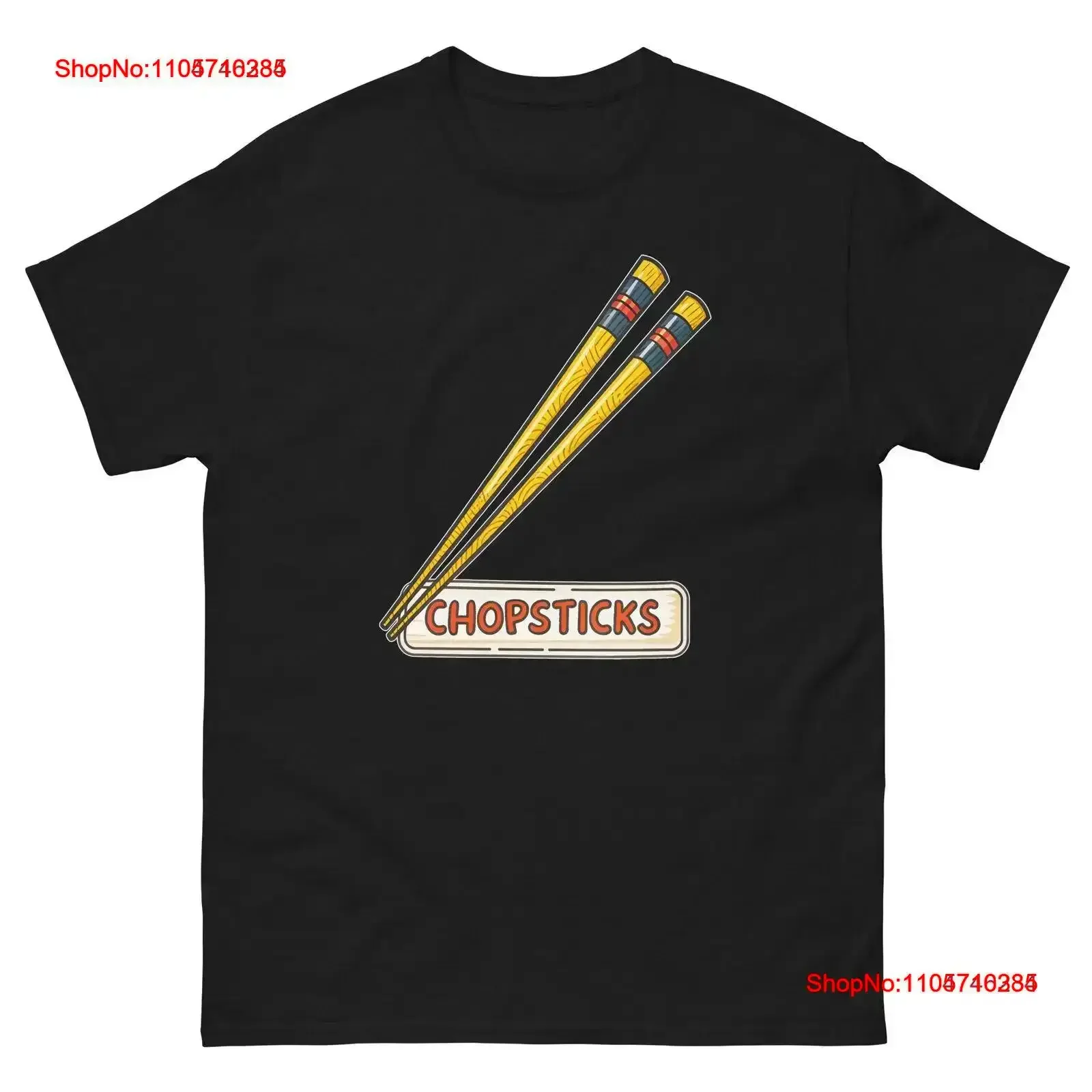 Chopsticks Kitchen Home Cooking Culinary Utensil T Shirt vintage Washed Casual graphic Soft designer clothes Stylish vintage