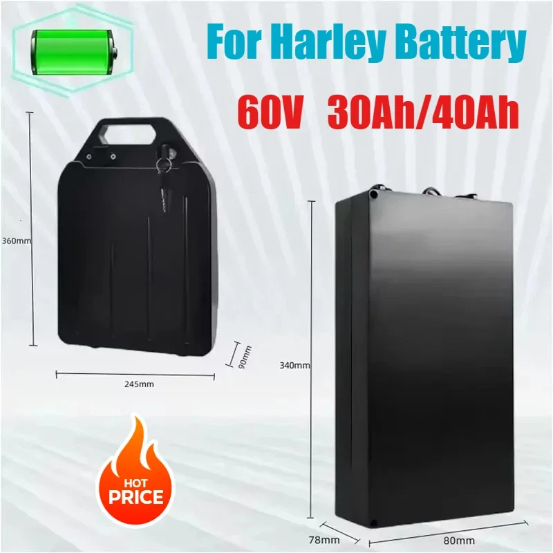 Motorcycle Battery 60V 20Ah 30Ah 40Ah Electric Motorcycle 18650 Lithium Battery Suitable For CityCoco Electric Scooter Battery