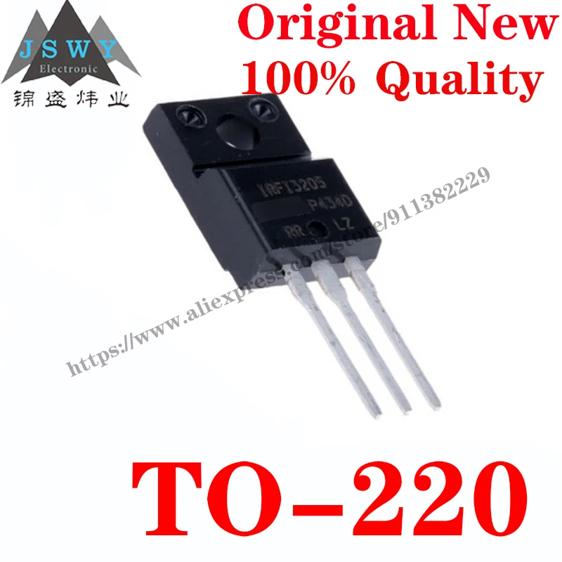 10~100 PCS IRFI3205PBF TO-220 Discrete Semiconductor Transistor MOSFET IC Chip With the for module arduino Free Shiping IRFI3205