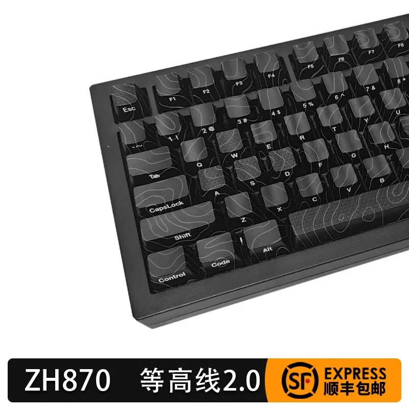 ZORNHER ZH870 ワイヤレスゲーミングメカニカルキーボード80% ブラック