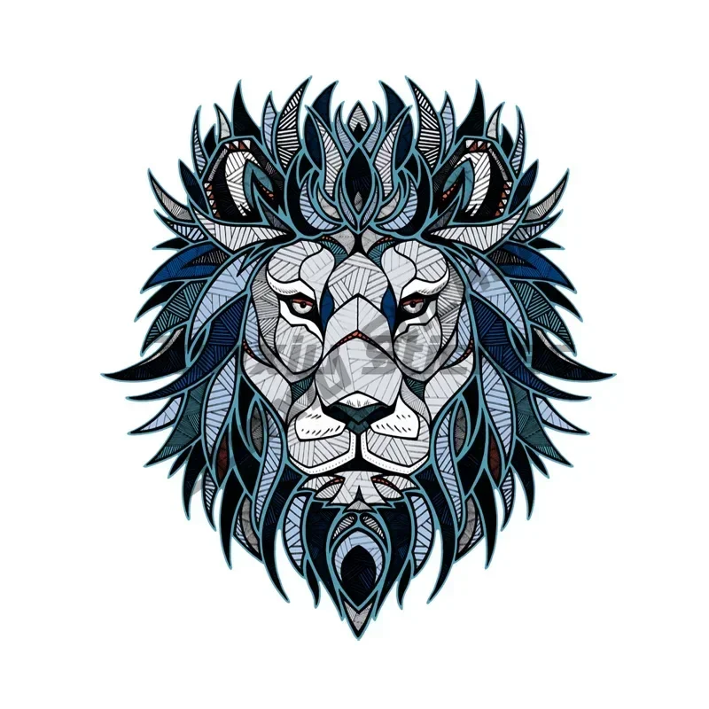 

Креативная декоративная наклейка на мотоцикл с изображением головы льва в индивидуальном стиле