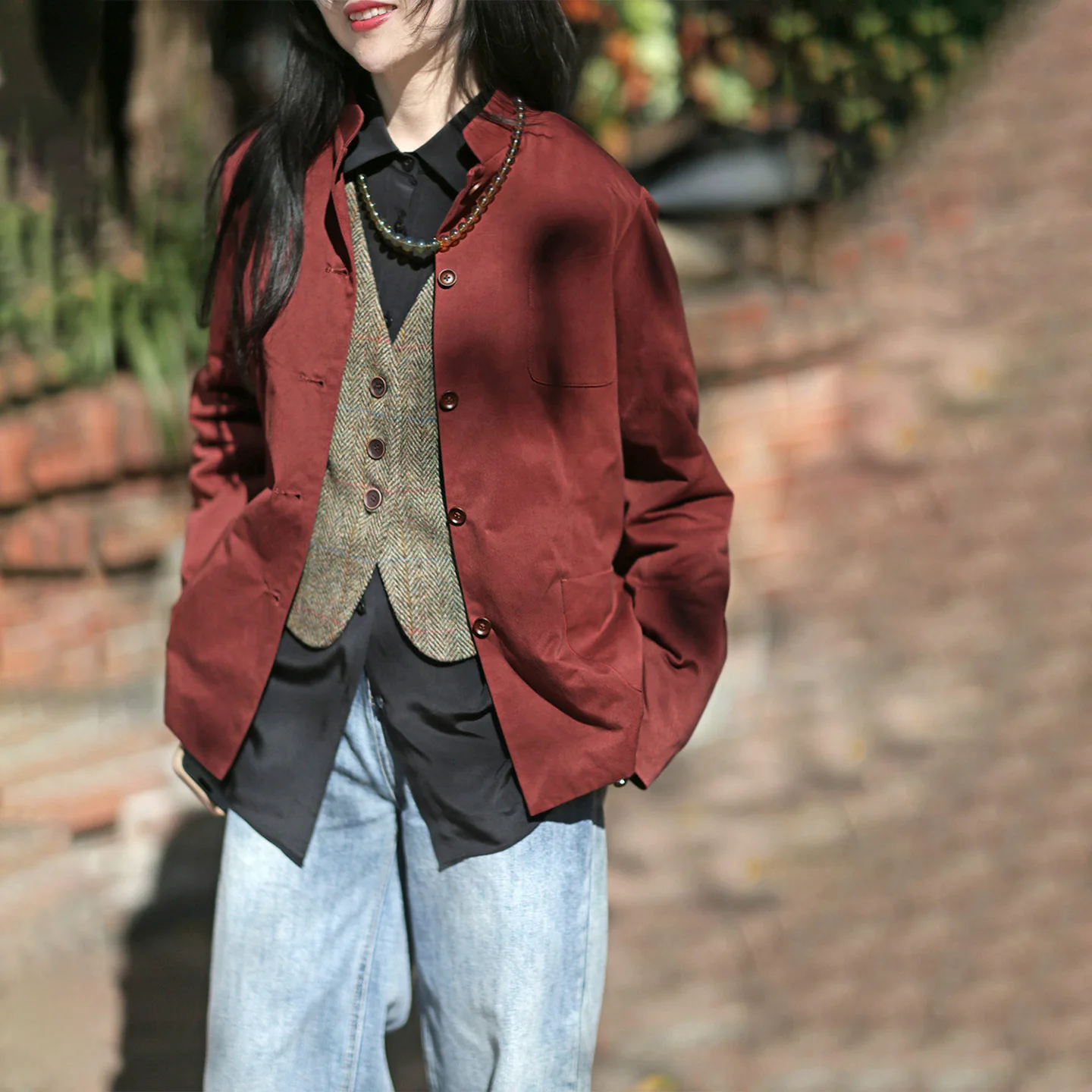 

Высококачественная легкая куртка из верблюжьего пуха, классическое пальто с хлопковым наполнителем, теплое, свободного кроя, с длинными рукавами, круглым вырезом, для повседневной носки.