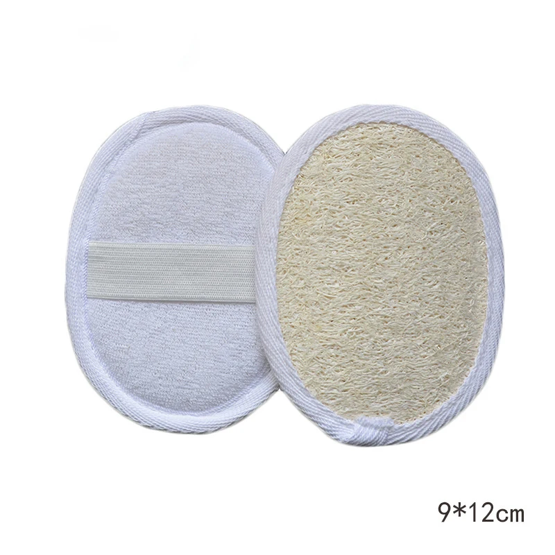 Natural Loofah Body Scrubber, Esponja Esfoliante De Banho, Escovas macias, Clearner Pad, Esfoliador, Chuveiro Puff, Ferramenta De Cuidados Com A Pele