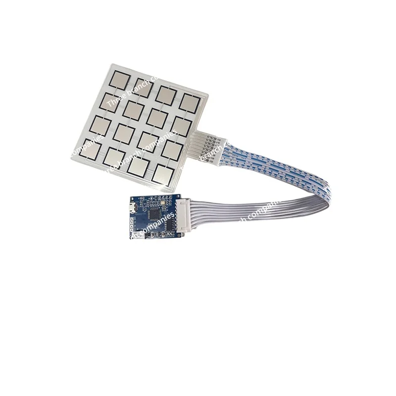 

4 * 4 Matrix Thin Film Pressure Sensor Distributed 16x Point Acquisition Module Resistive