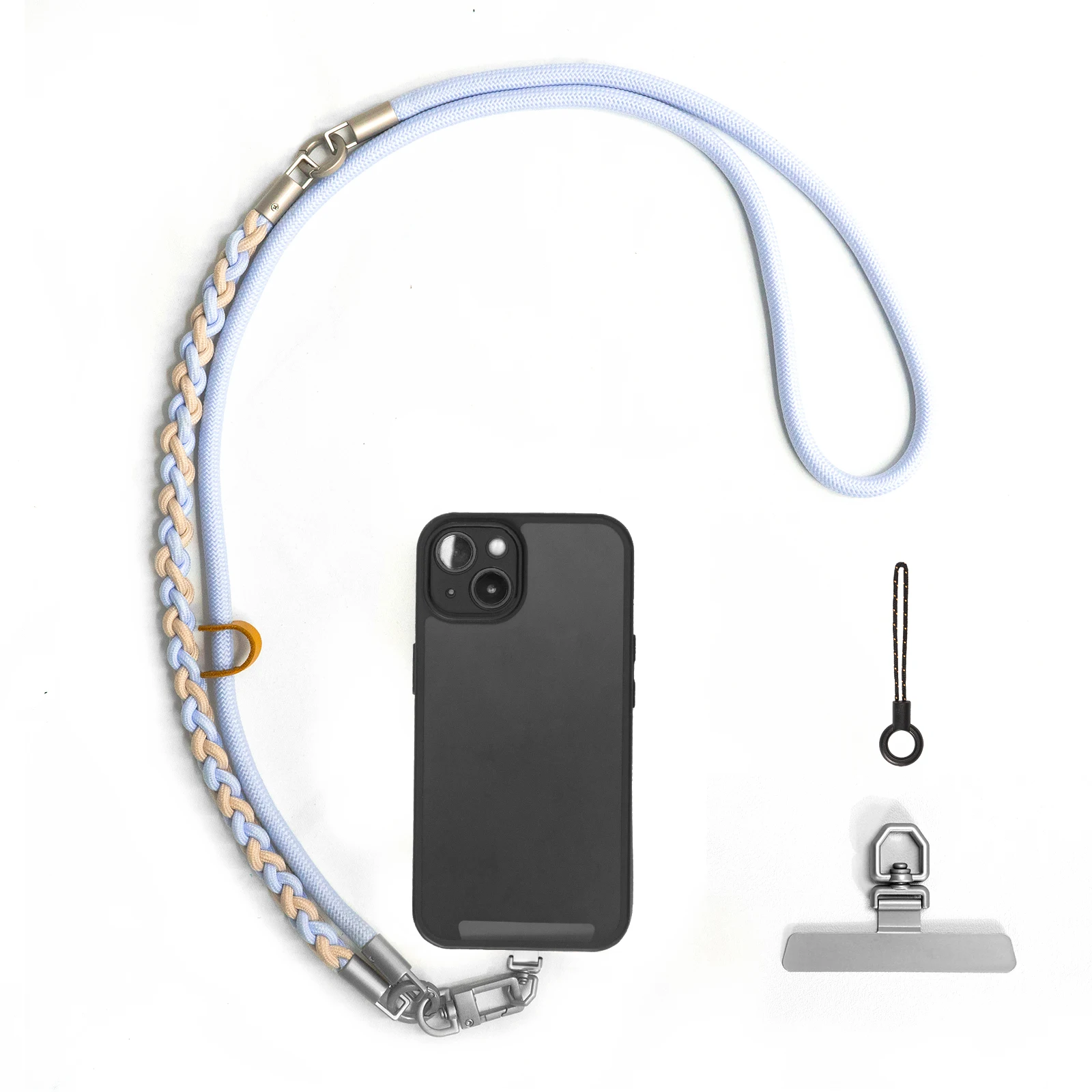 

Camera Adjustable Lanyard - Detachable Neck Strap for Phone & Camera | Anti-Lost Key Fob, Card Slot | 5 Colors