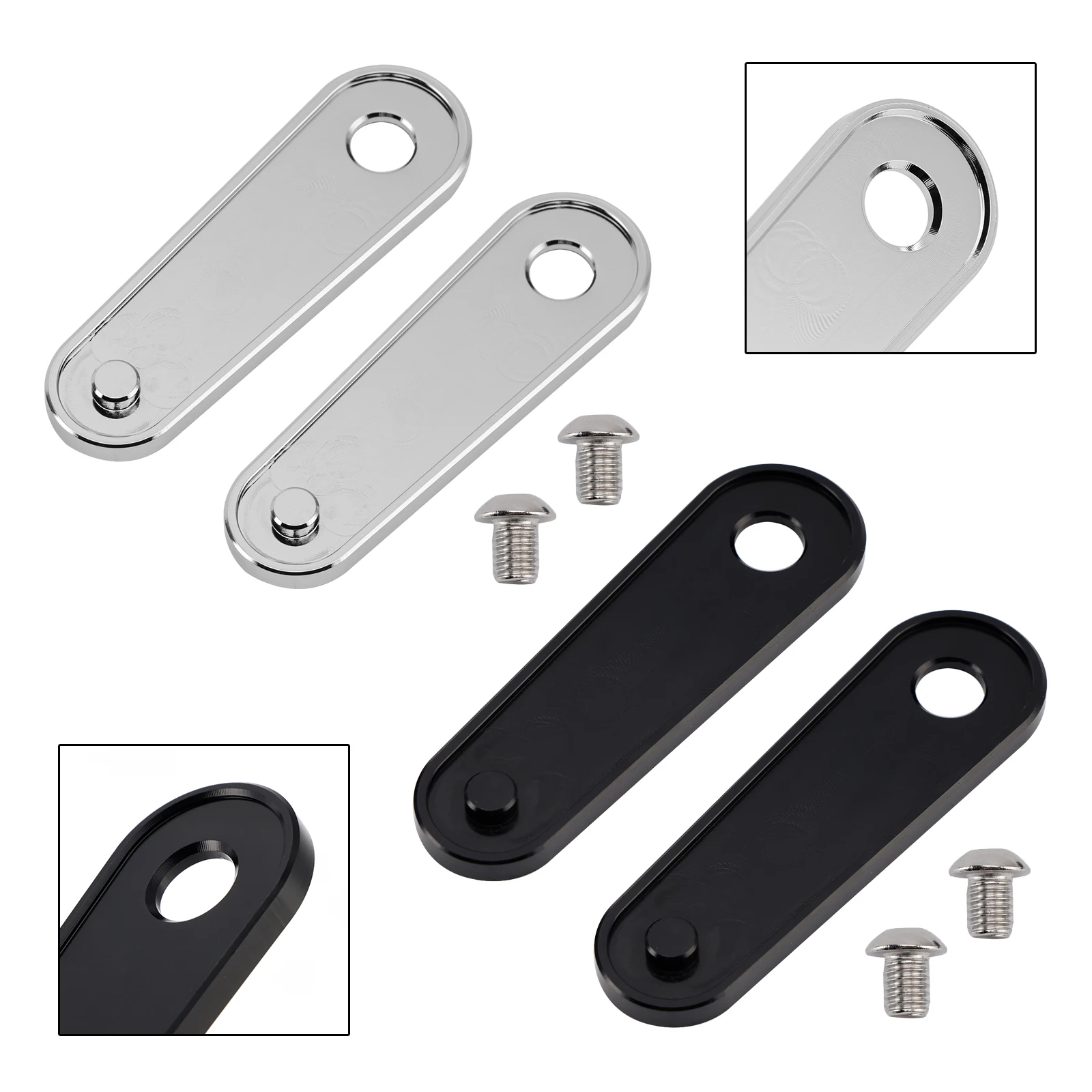 

Topteng Rear Floorboard Foot Peg Frame Plates fit for Electra Glides Road Glides 93-23