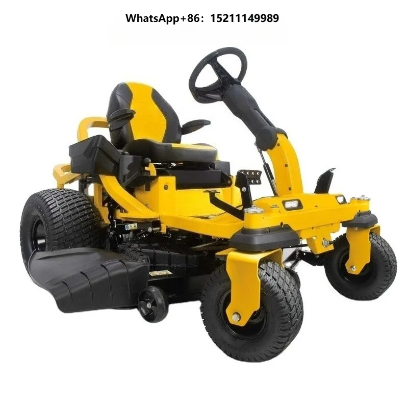 zero Turn Grass Cutting Machine Lawn Mower Tractor Garden Riding Lawn Mower with Steering Wheel