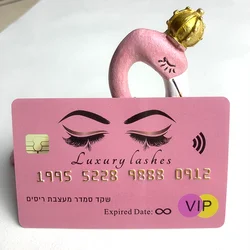 200pcs Loyalty Cards Printing Customized Your Logo Credit VIP Visit Business Membership Gift  Gold Embossed Numbers in Sequence