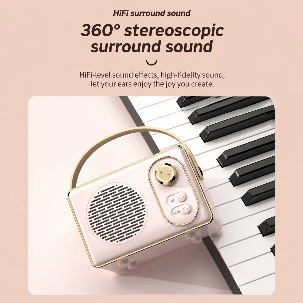 Multicolor Bluetooth Speaker 5.0 Bluetooth Fast Transmission Portable Speaker Low Power Consumption Long-lasting
