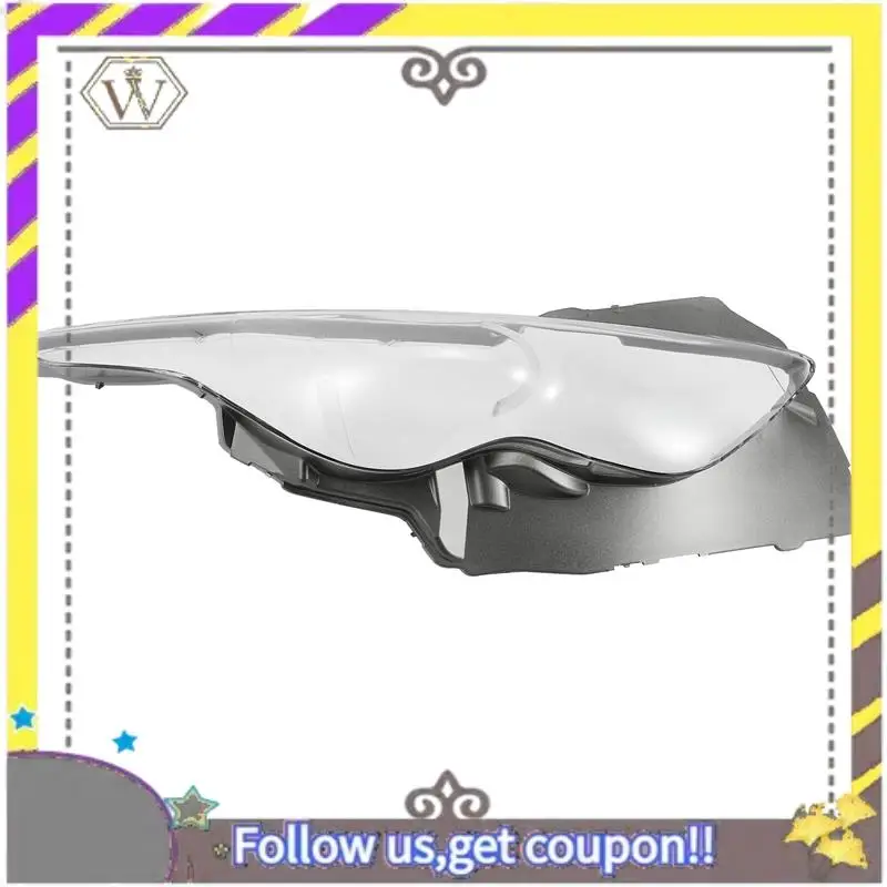 

New Side Car Headlight Cover Lens Lamp Shell For Infiniti FX35 2009-2013 Front Lampshade Transparent Head Light Caps