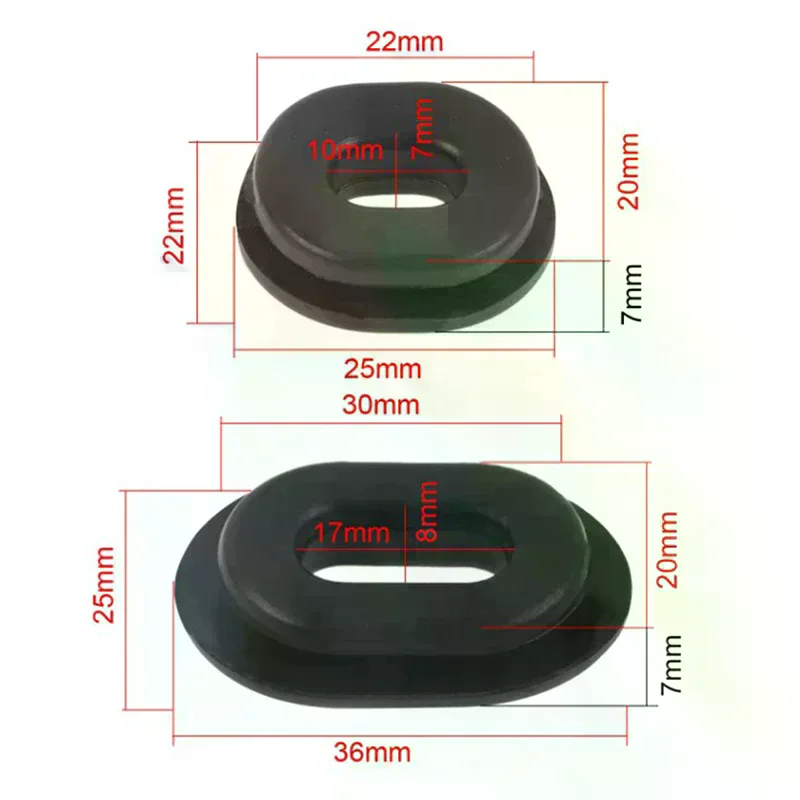 12pcs Motorcycle Body Side Cover Rubber Grommet Fairing Washer Bolts Motorcycle Accessories