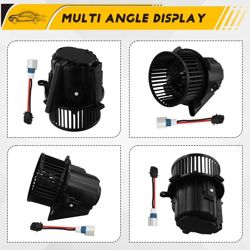 Car Interior Air Conditioner Heater Blower Fan Motor With Wire 6441S6 For Peugeot 307 Citroen C4