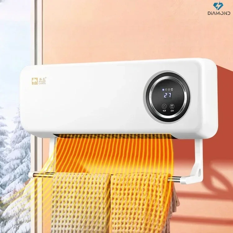 Household Energy-Saving Electric Heater - Bathroom heater. Special hot air heater for bathrooms. Mini heater for warmth.