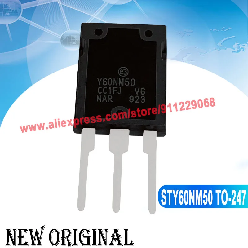 (5 Pieces) Y60NM50 STY60NM50 500V 60A / AOK60B60D K60B60D AOK60B60D1 600V 120A / STPS61170CW 170V 60A / KSL60A01B 10V 60A TO-247