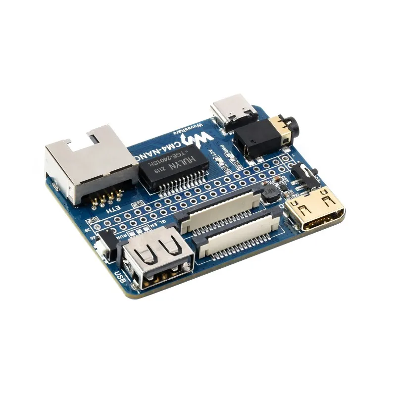 

Nano Base Board (B) for Raspberry Pi Compute Module 4, Same Size as the CM4 56 × 41mm 5V Power Input