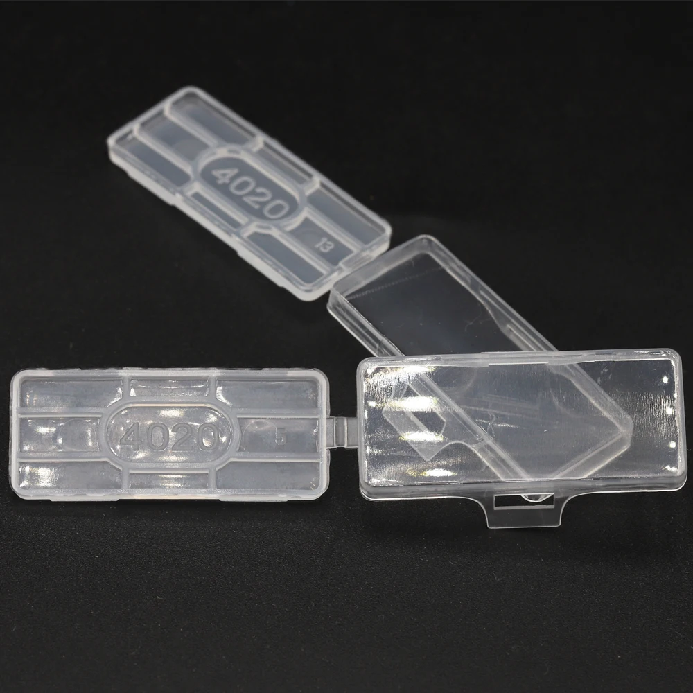 3010 3020 4010 4020 Plastic Transparent Clear Waterproof Wire Sign Cable Tie Marker Labeled Display Identification Tag Box