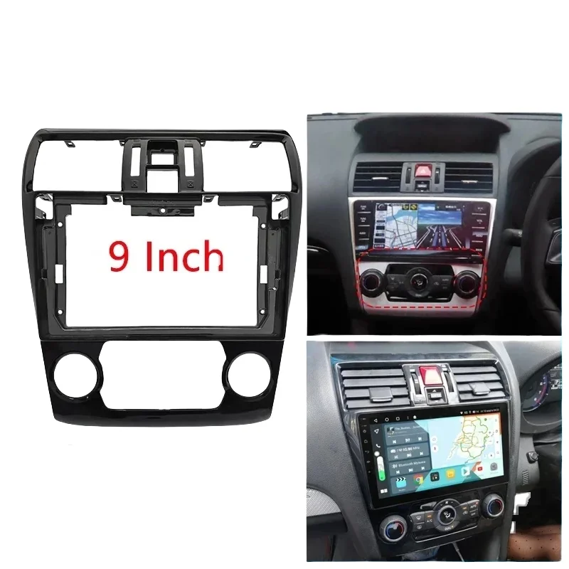 

Для Subaru Levorg 2014-2017 9-дюймовый автомобильный радиоприемник, лицевой адаптер, Android стерео приборная панель, комплект монтажной панели